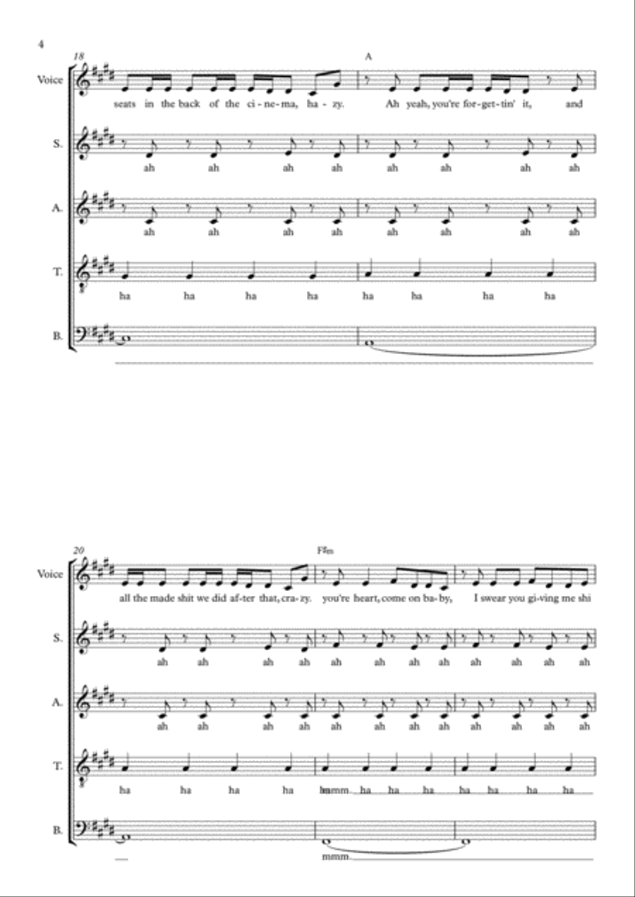 Hurts Hurts 4-Part scores gallery preview page 4