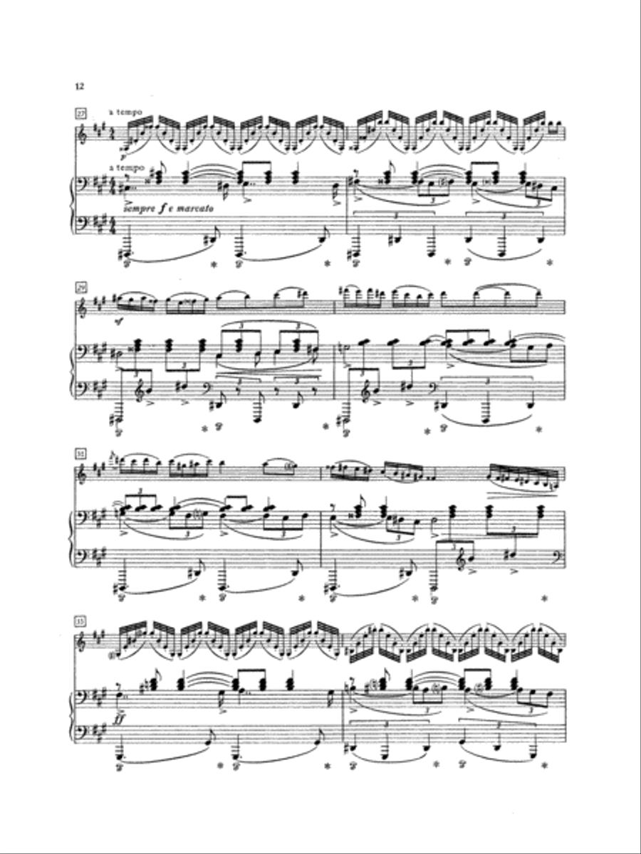 Khachaturian: Two Pieces Piano scores gallery preview page 4