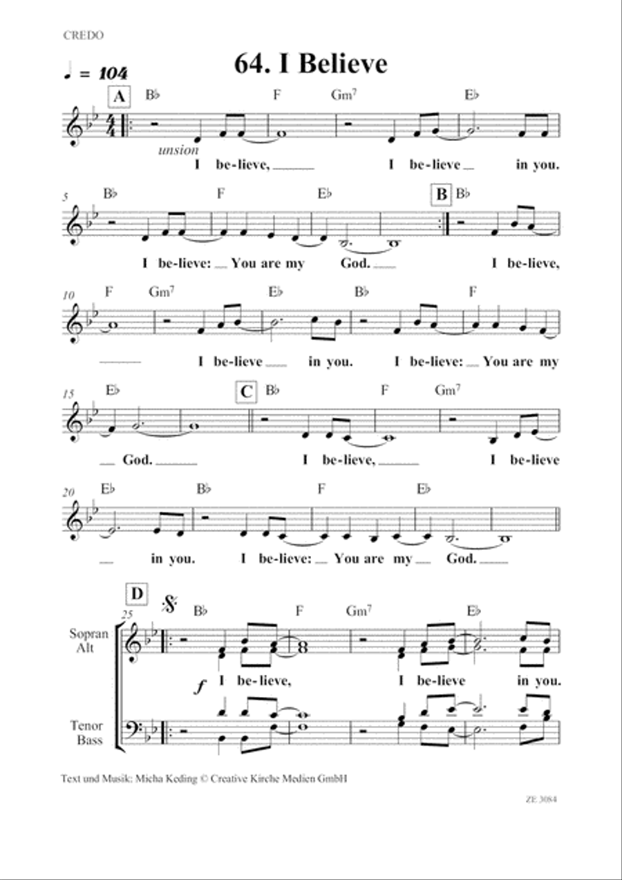 Glory to God! Gospel liturgisch. Voice scores gallery preview page 9