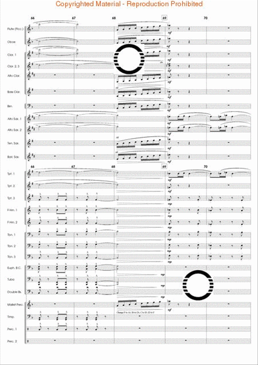 The Spirit Soars Concert Band scores gallery preview page 15