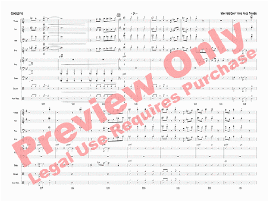 Why We Can't Have Nice Things Jazz Ensemble scores gallery preview page 17