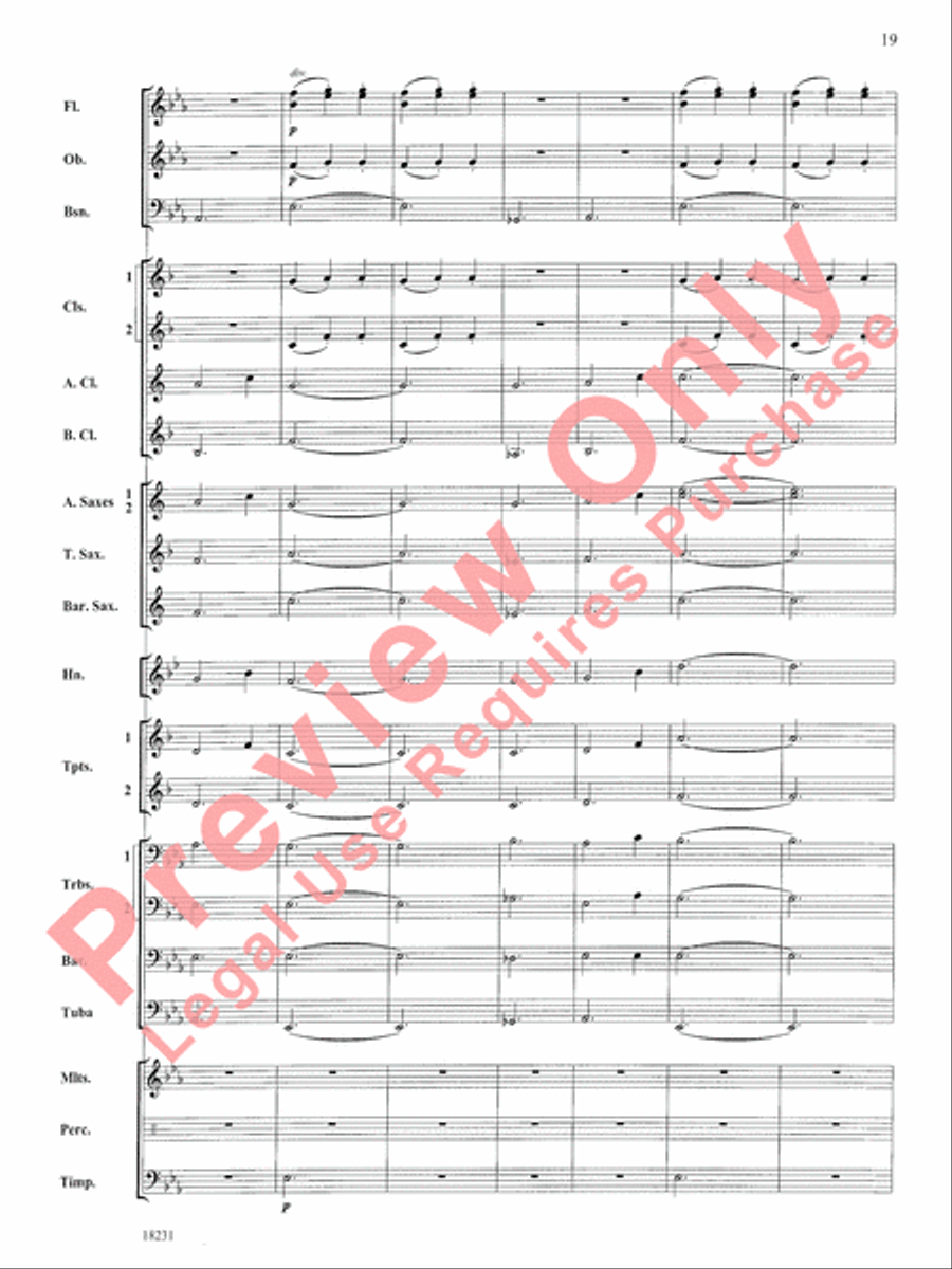 In a French Garden Concert Band scores gallery preview page 20