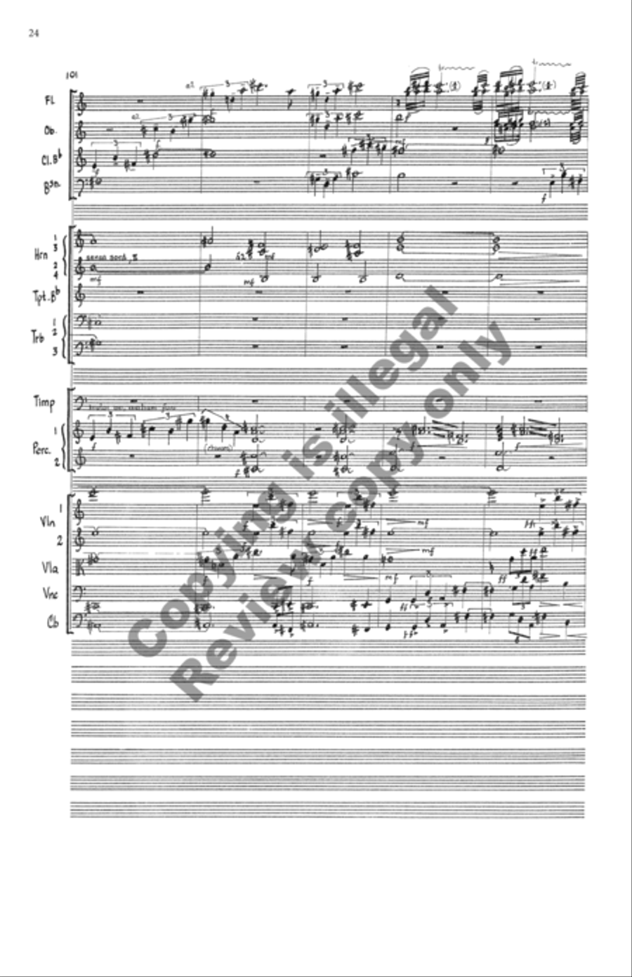 Deep Summer Music Full Orchestra scores gallery preview page 38