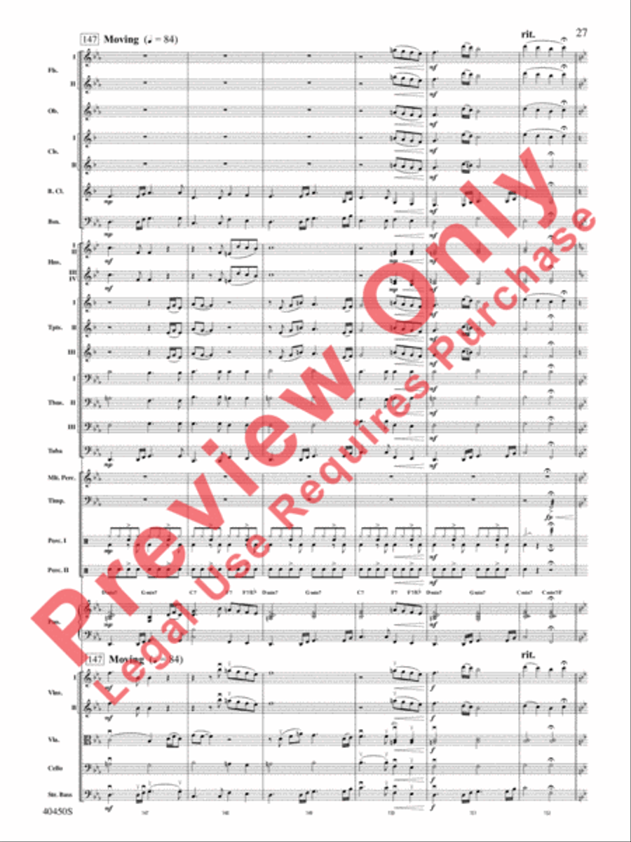 A Whitney Houston Tribute Full Orchestra scores gallery preview page 28