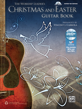 Book cover for The Worship Leader's Christmas and Easter Guitar Book