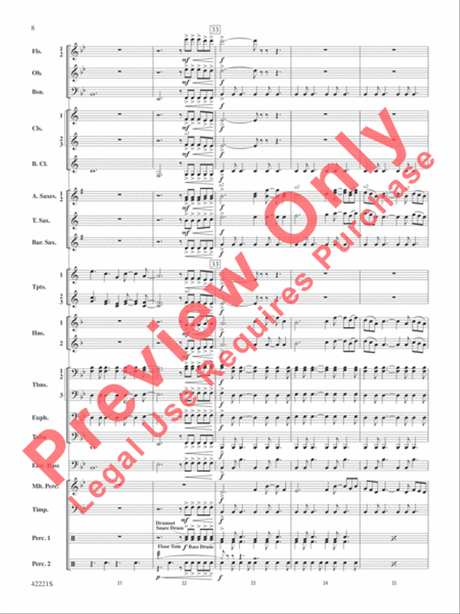 Carry On Concert Band scores gallery preview page 9