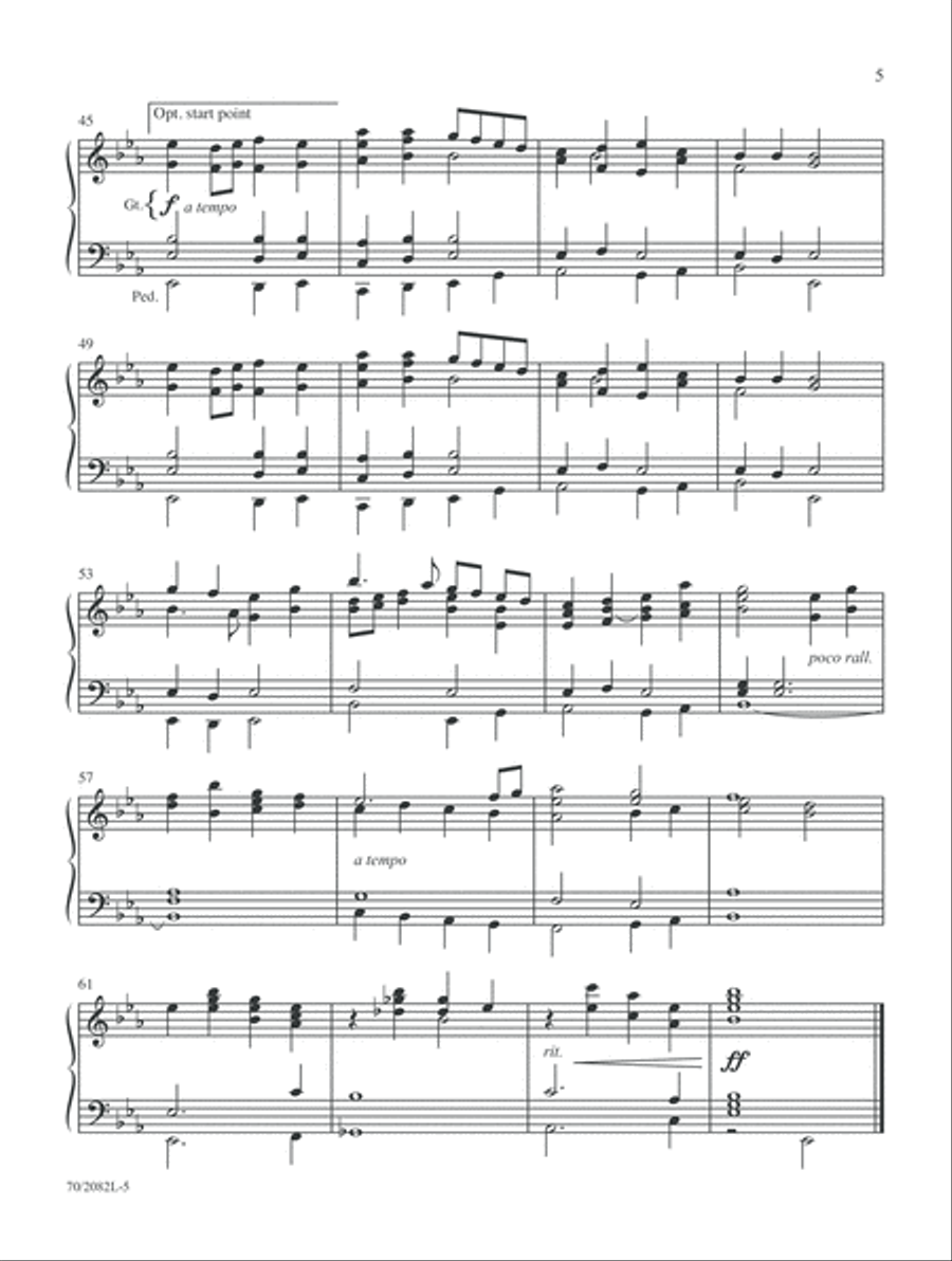 Prayludes of Praise (Digital Delivery) Organ scores gallery preview page 5