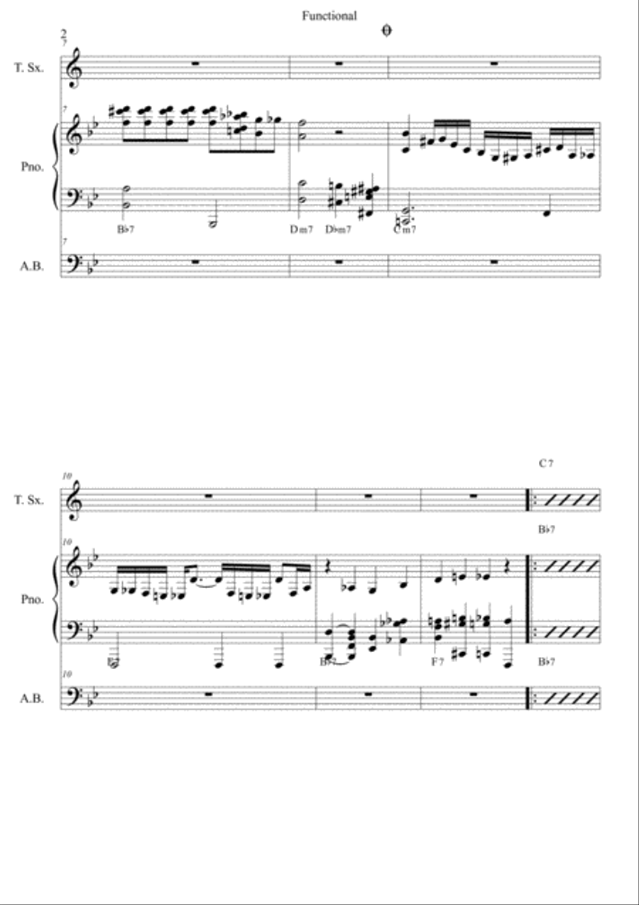 Functional Small Ensemble scores gallery preview page 2