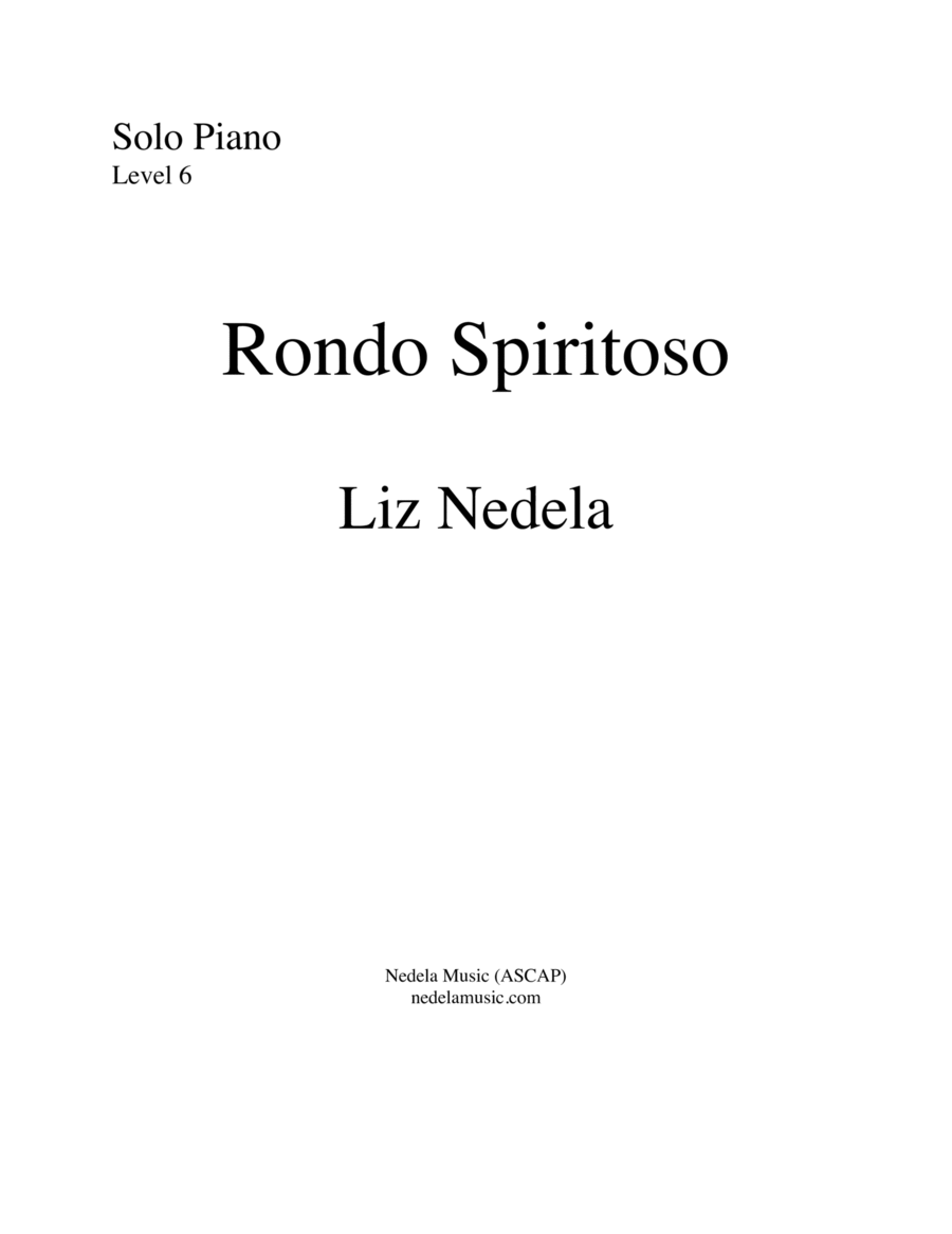 Rondo Spiritoso Piano Method scores gallery preview page 1