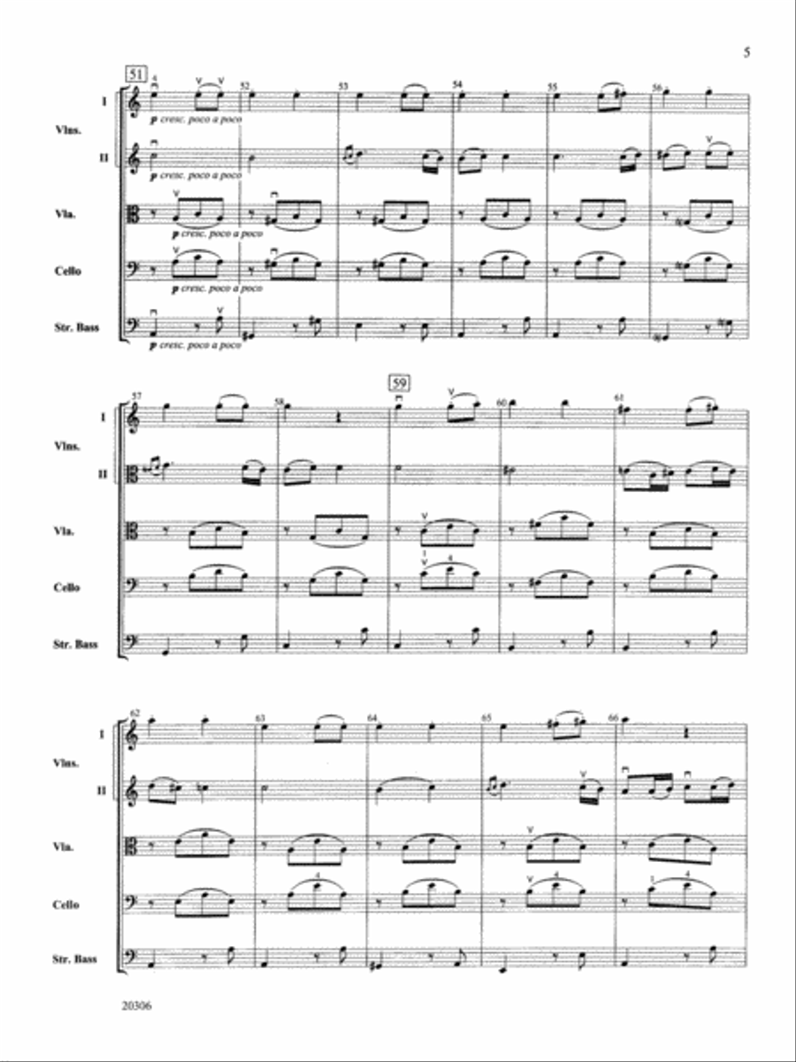 Symphony No. 7 (2nd Movement): Score Full Orchestra scores gallery preview page 5