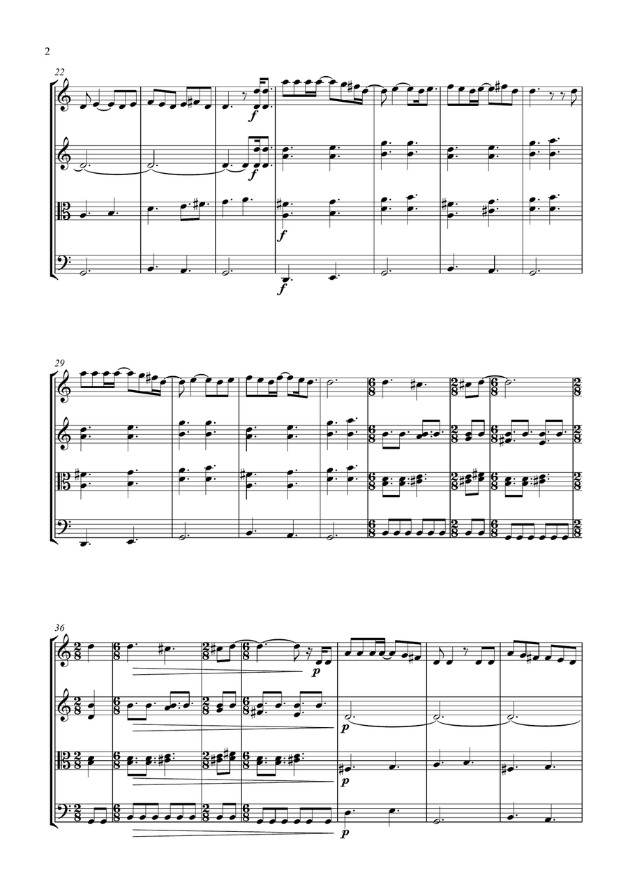 Iris Iris String Quartet scores gallery preview page 2