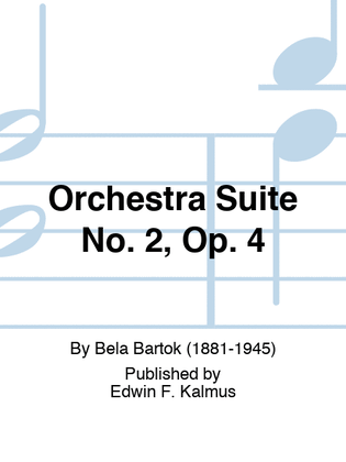 Book cover for Orchestra Suite No. 2, Op. 4