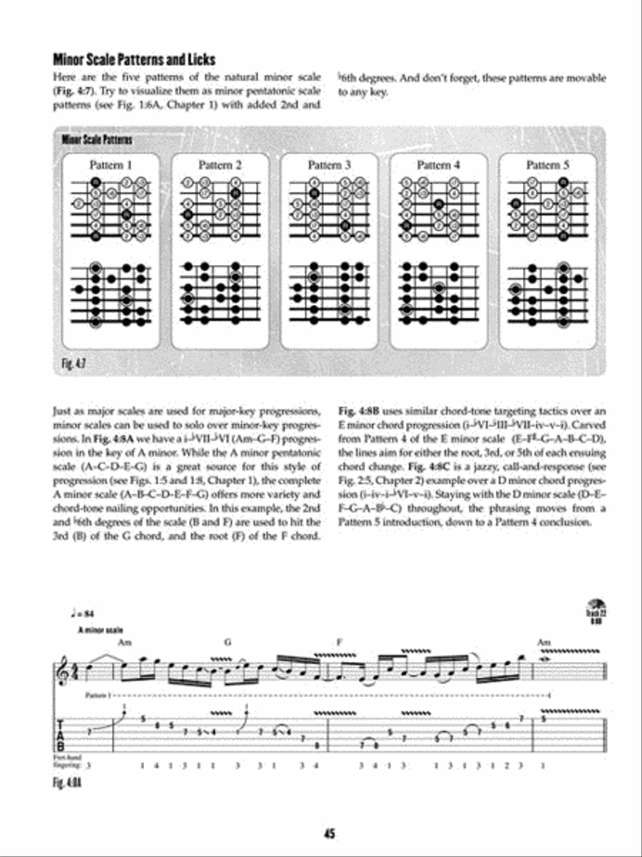 Soloing Strategies for Guitar Guitar Tablature scores gallery preview page 6