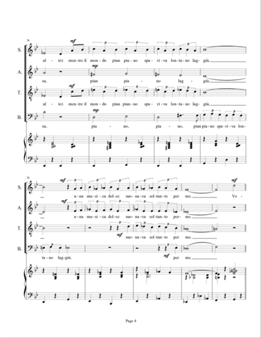 Volare 4-Part scores gallery preview page 4