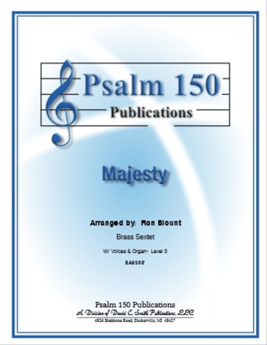 Majesty Majesty Brass Ensemble scores gallery preview page 1
