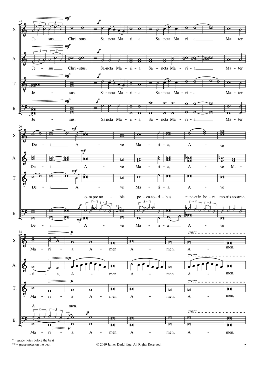Ave Maria Divisi scores gallery preview page 2