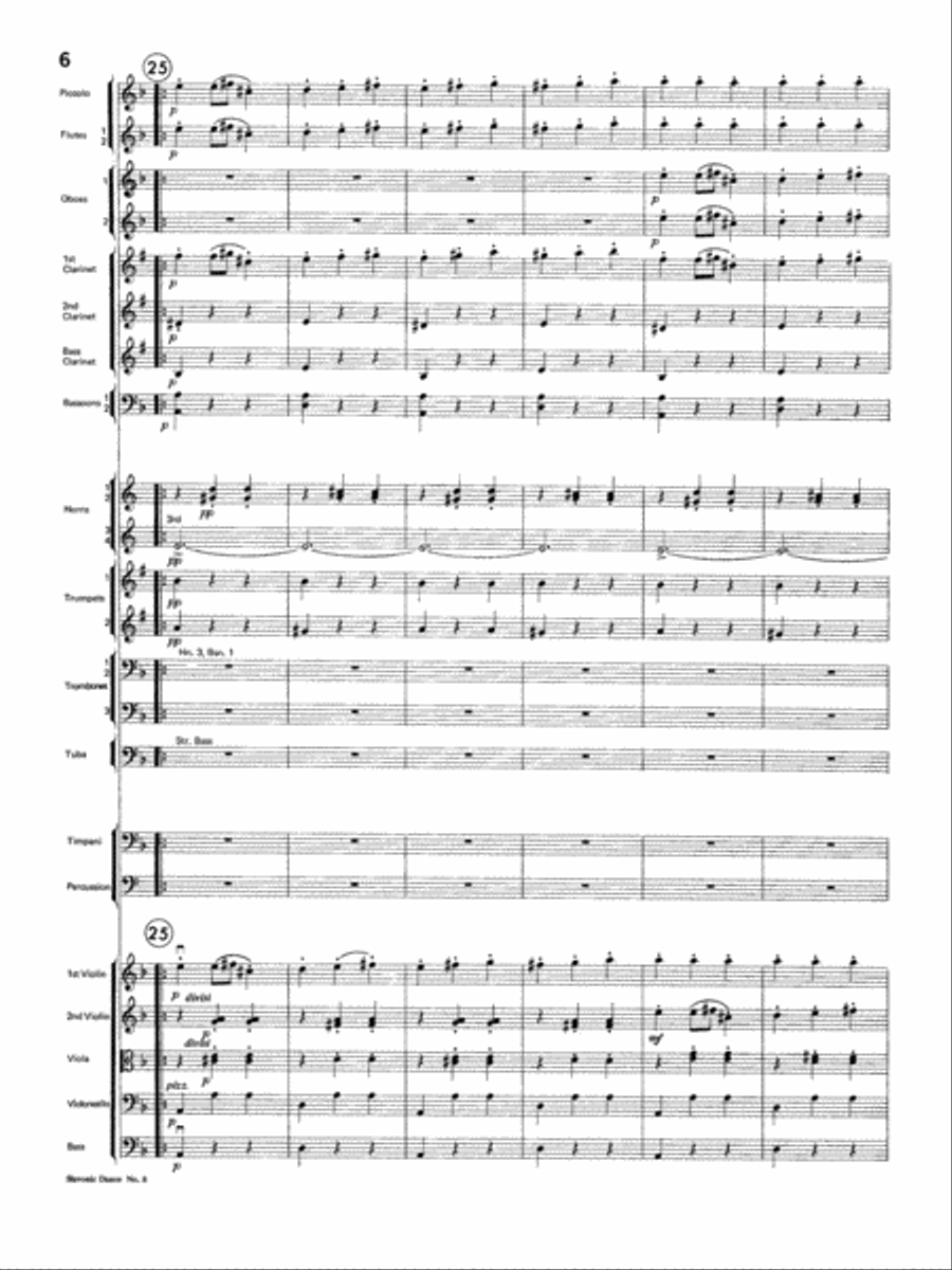 Slavonic Dance No. 8: Score Full Orchestra scores gallery preview page 6