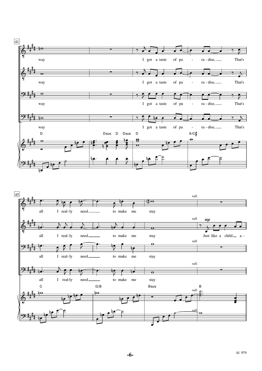Heaven Can Wait TTBB scores gallery preview page 6