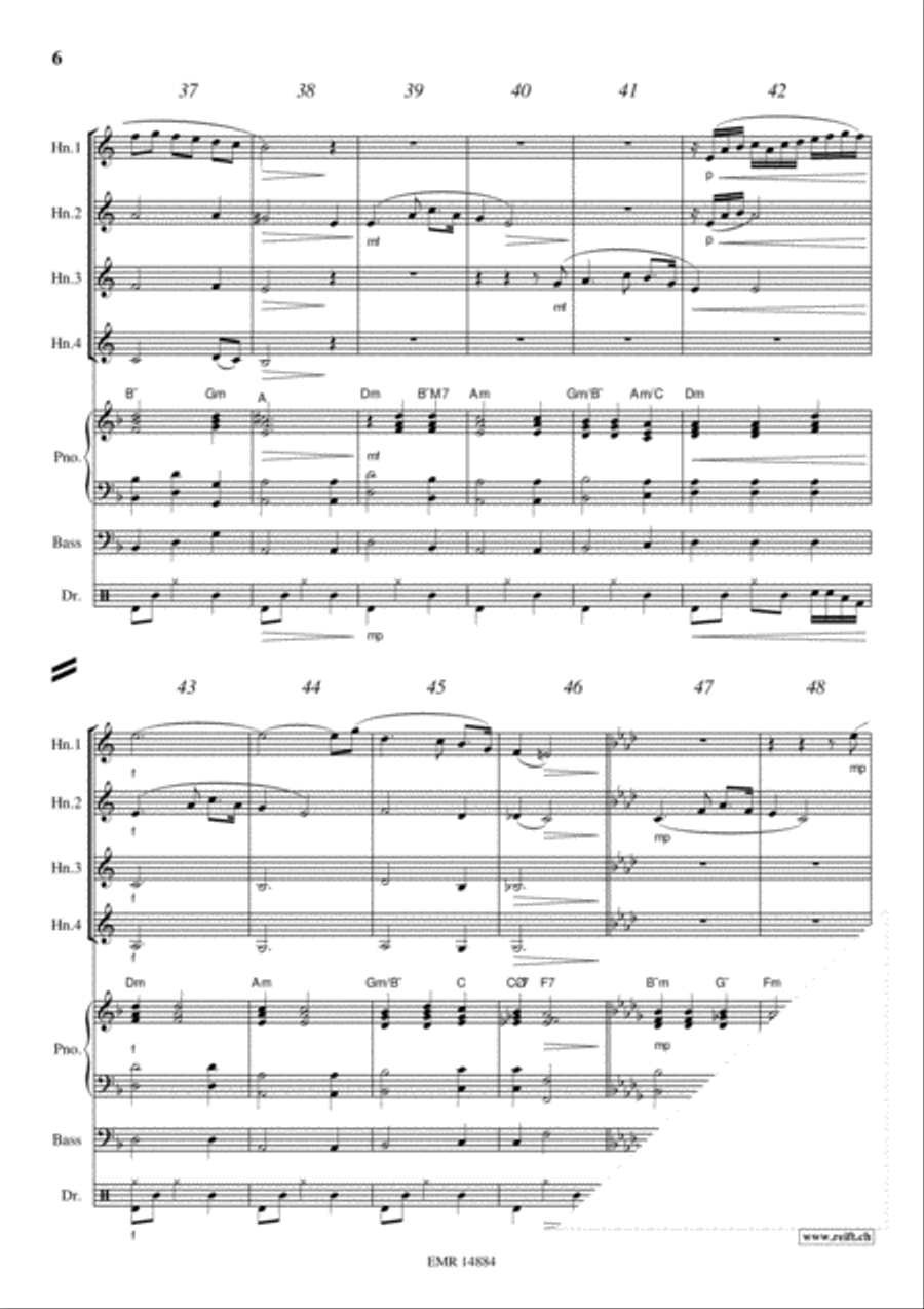 The Last Rose Of Summer Horn scores gallery preview page 6