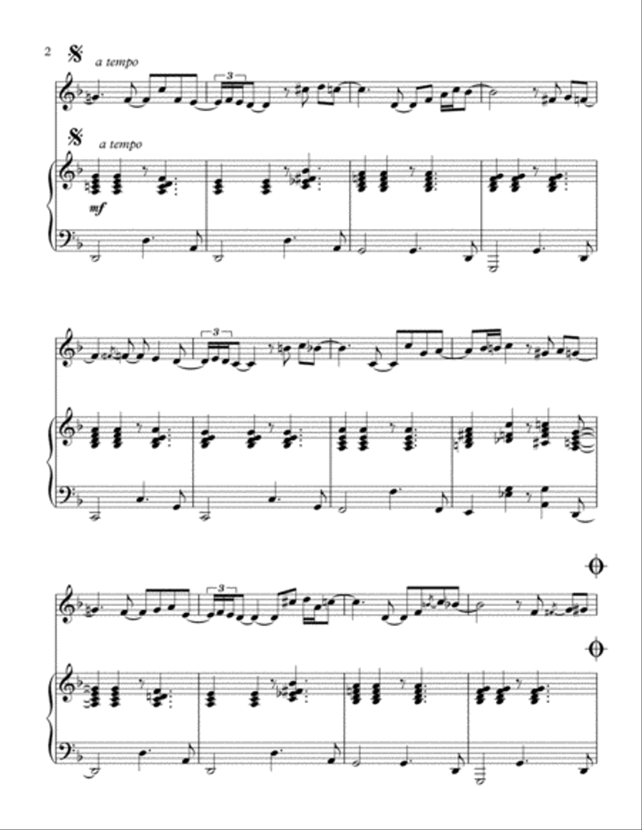 I Will Wait For You Clarinet Solo scores gallery preview page 3