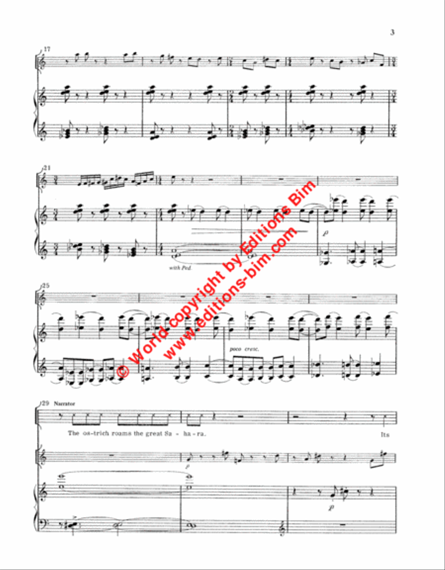 Animal Ditties II Trumpet scores gallery preview page 3