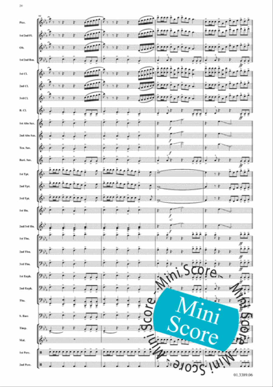 Moby Dick Concert Band scores gallery preview page 24