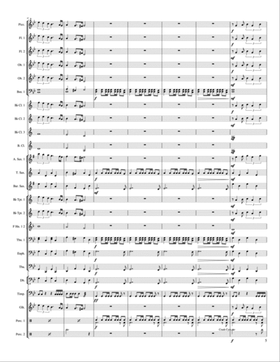 March Concert Band scores gallery preview page 5