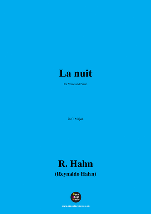 R. Hahn-La nuit,in C Major