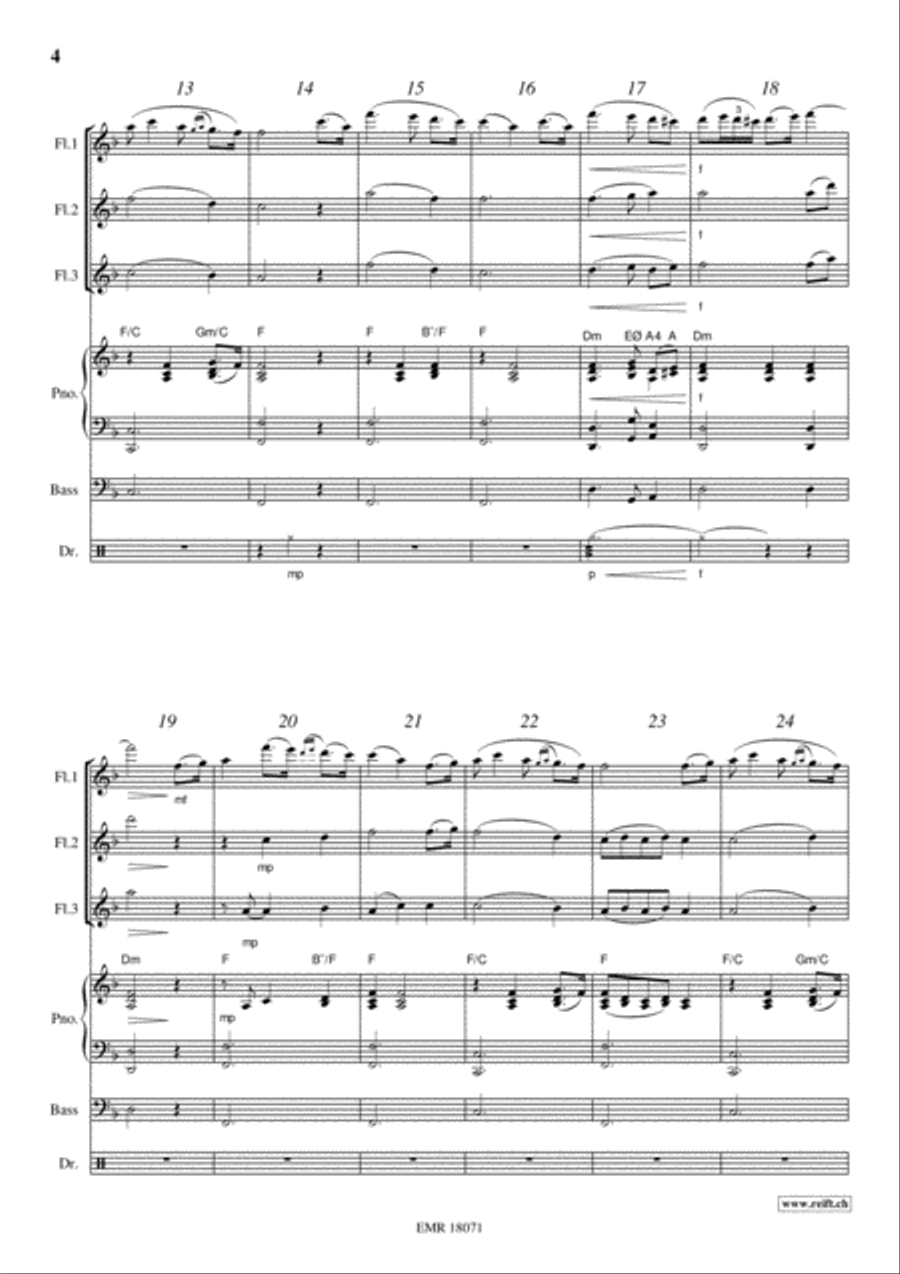 The Last Rose Of Summer Flute scores gallery preview page 4