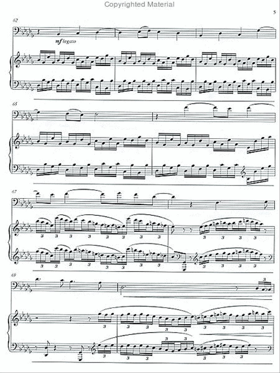 Concerto for Euphonium and Piano Euphonium scores gallery preview page 6