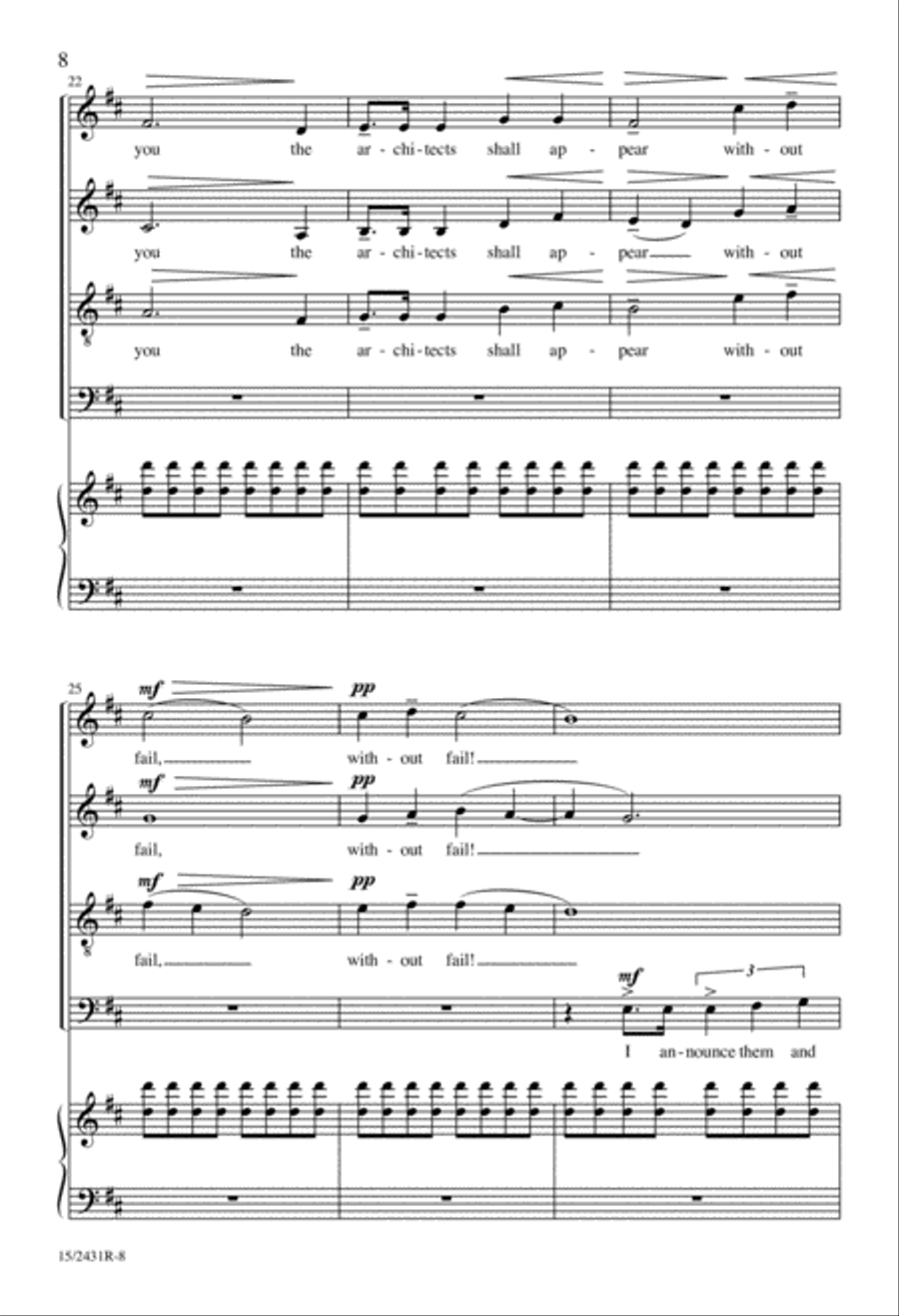 Say On, Sayers Say On, Sayers Divisi scores gallery preview page 8
