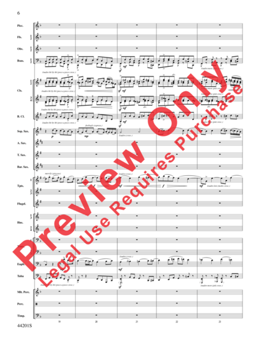Handel in the Strand Concert Band scores gallery preview page 7