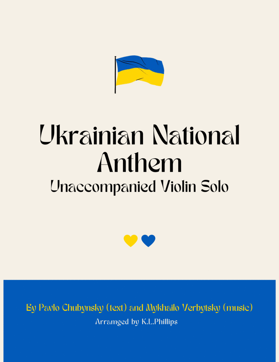 Ukrainian National Anthem - Unaccompanied Violin Solo image number null