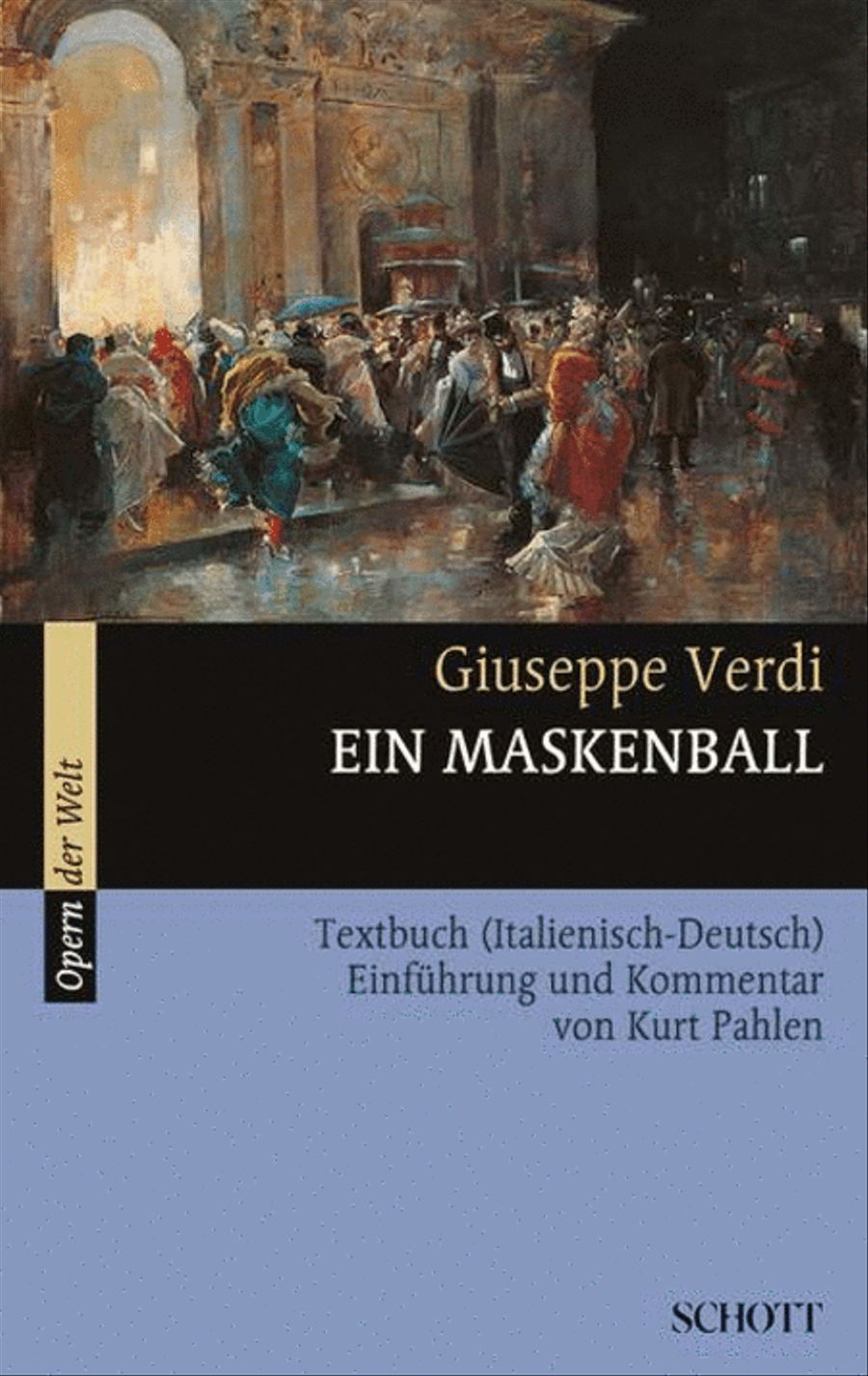 Verdi Ein Maskenball Text Book TB scores gallery preview page 1