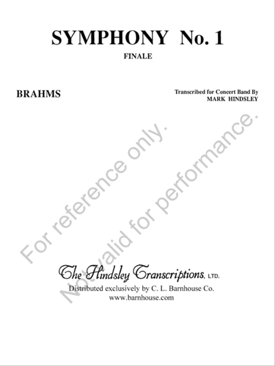 Symphony No. 1 Concert Band scores gallery preview page 2