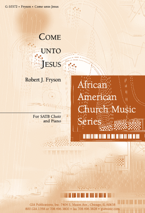 Book cover for Come unto Jesus
