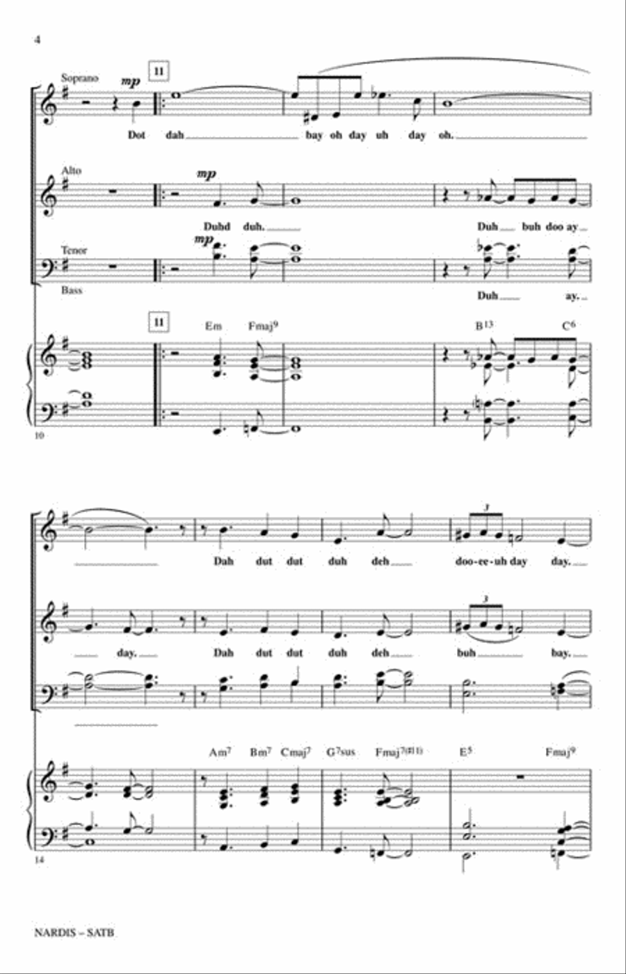 Nardis Nardis Choir scores gallery preview page 3