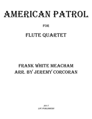 Book cover for American Patrol for Flute Quartet