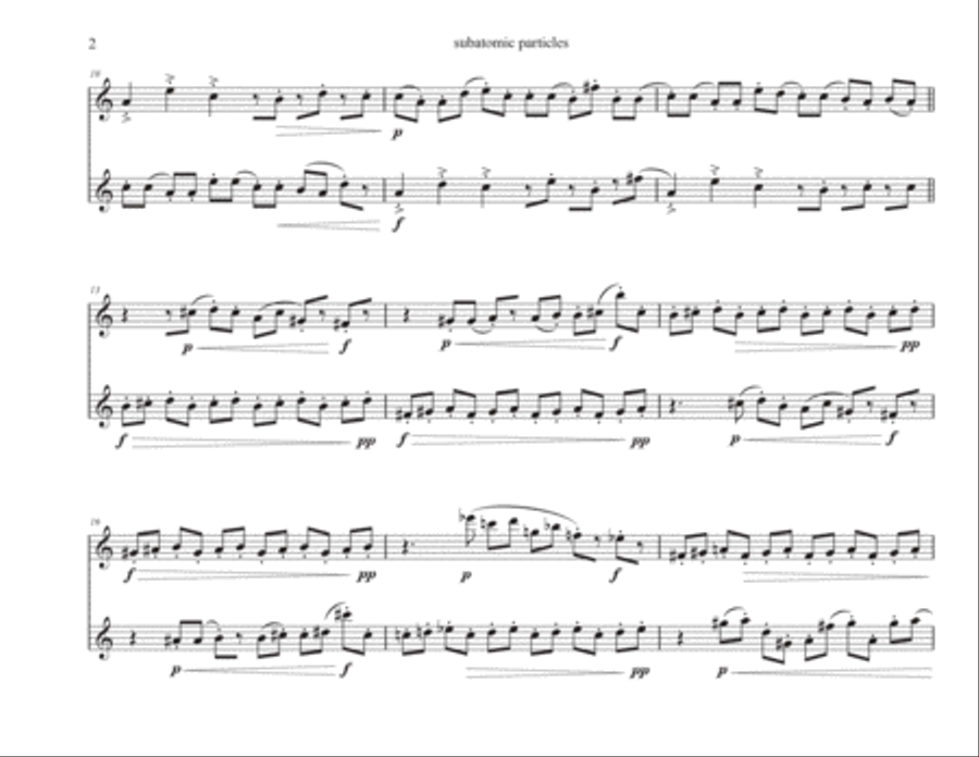 subatomic particles subatomic particles Woodwind Duet scores gallery preview page 4