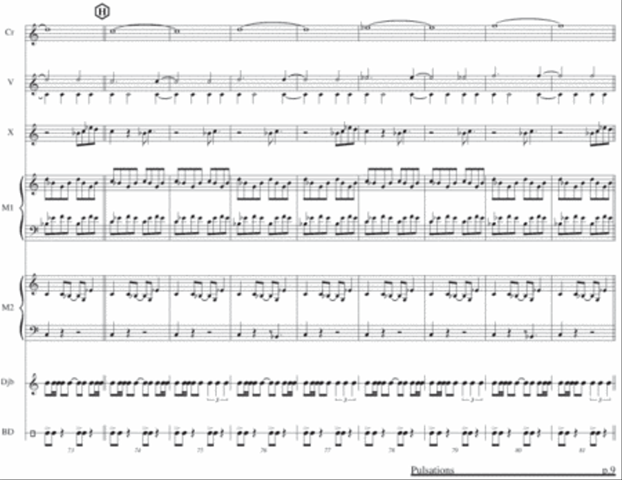 Pulsations Pulsations Set of Parts scores gallery preview page 2