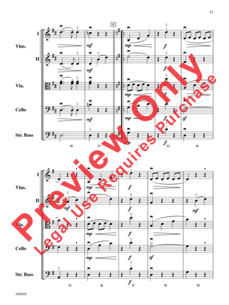 Les Patineurs String Orchestra scores gallery preview page 12