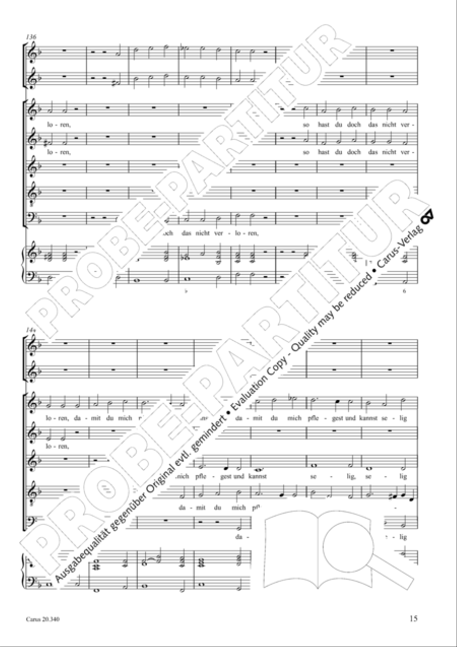 O du allersu!ester und liebster Herr Jesu SSATB scores gallery preview page 16