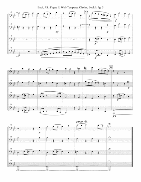 Fugue no. 2 (Tuba Quartet) image number null
