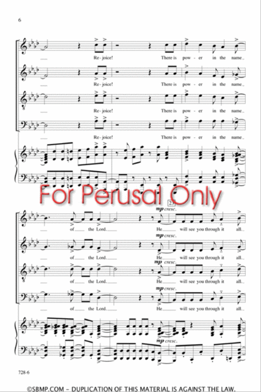 Rejoice! - SATB Octavo Rejoice! - SATB Octavo 4-Part scores gallery preview page 5