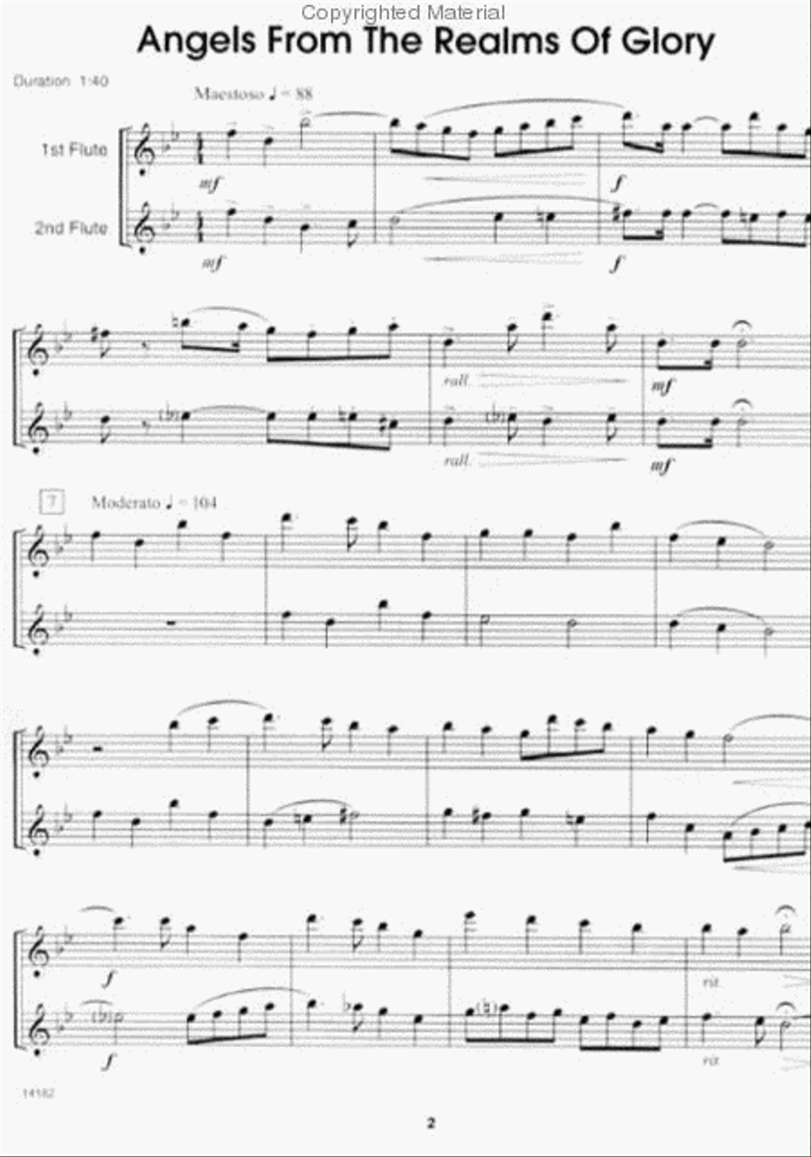 Christmas For Two, No. 3 Flute Duet scores gallery preview page 2