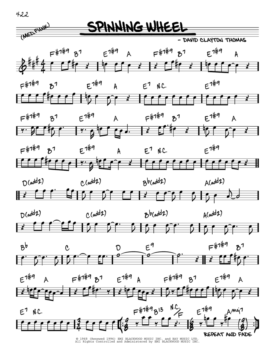 Spinning Wheel Piano scores gallery preview page 1