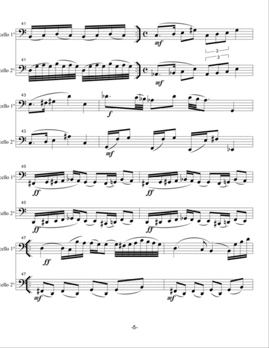 CELLOS N°7 Cello Solo scores gallery preview page 5