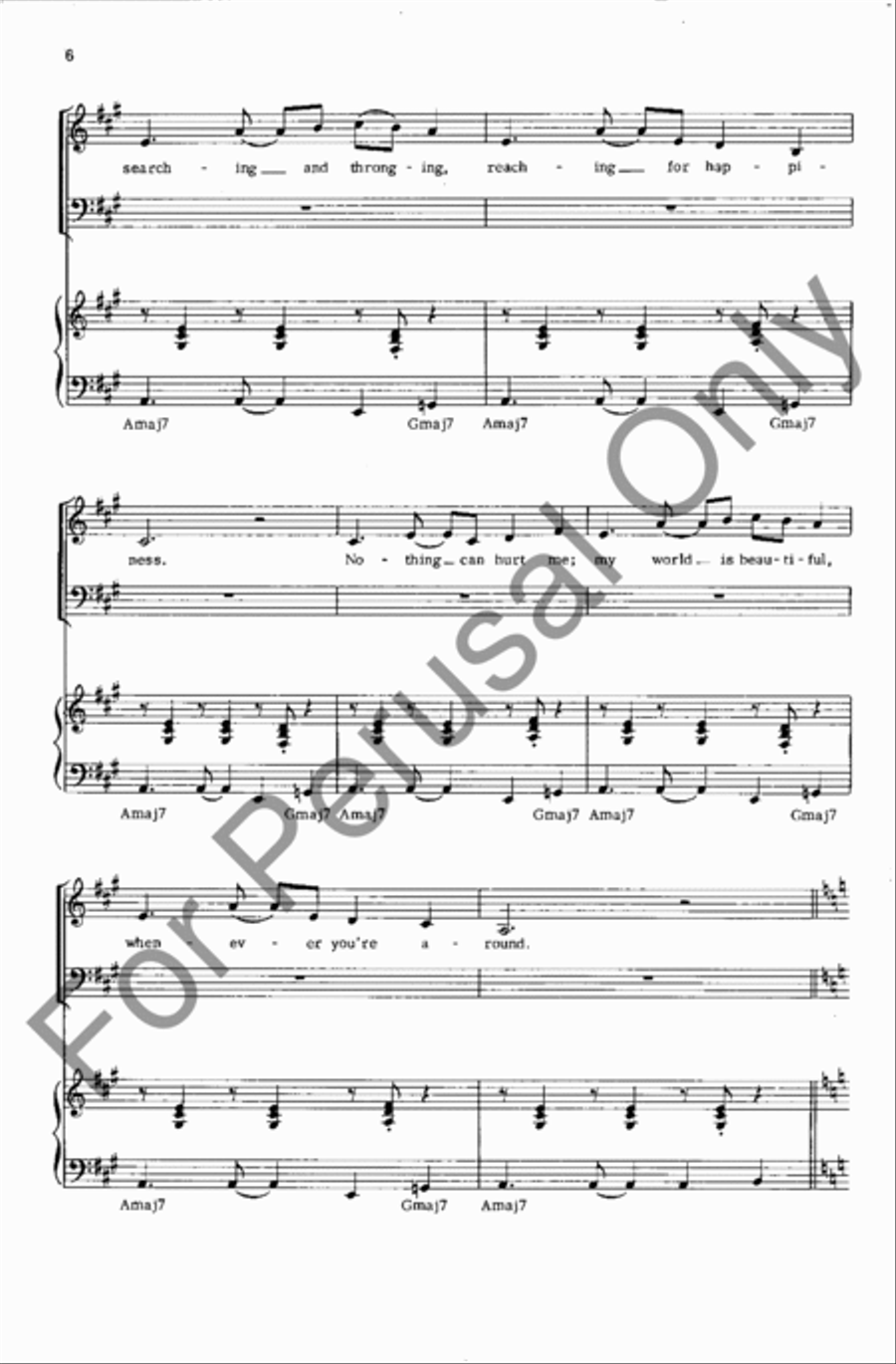 Smiling Smiling 4-Part scores gallery preview page 6