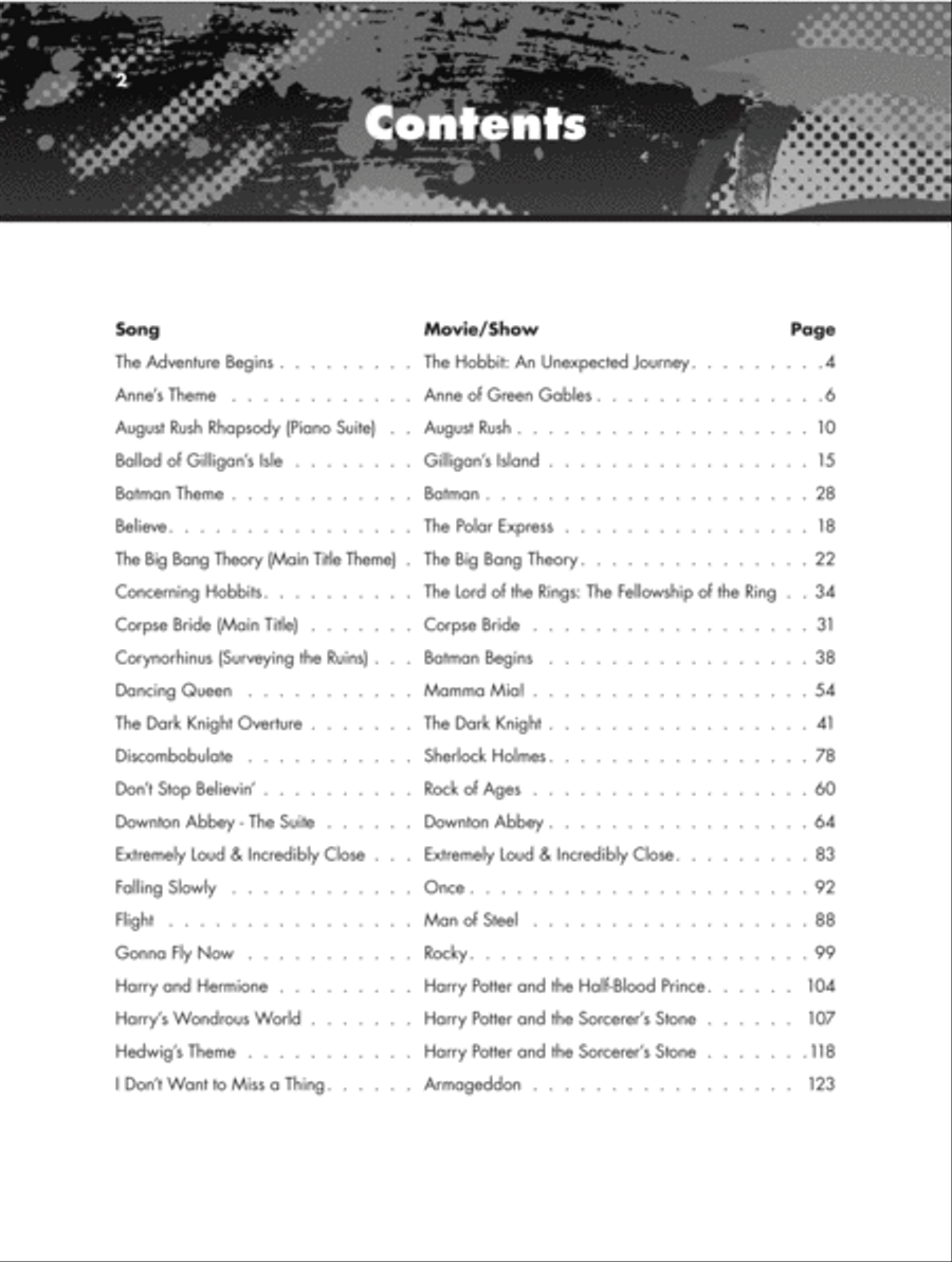 The Giant Book of Movie & TV Sheet Music Piano, Vocal, Guitar scores gallery preview page 7