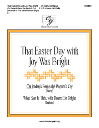 Book cover for That Easter Day with Joy Was Bright
